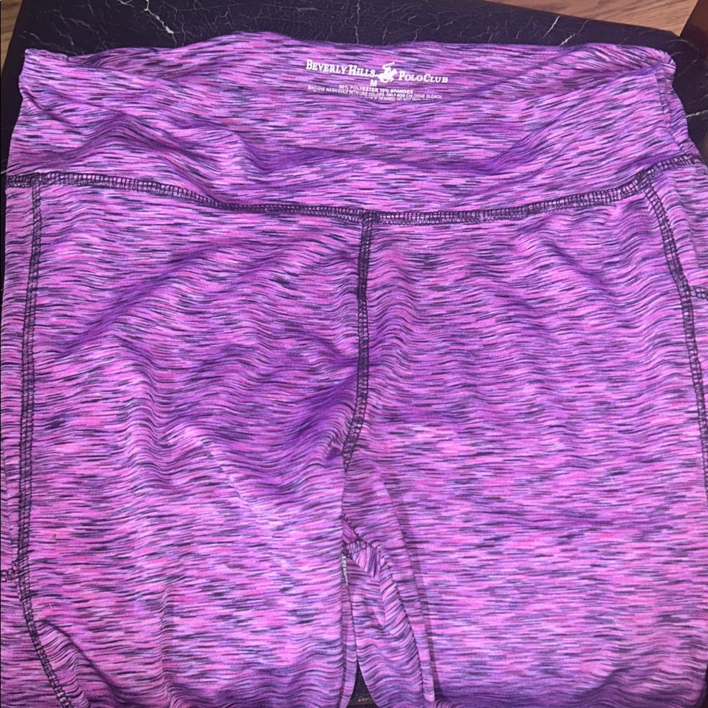 Beverly Hills Polo Club Women's Athletic Shorts in Vibrant Purple